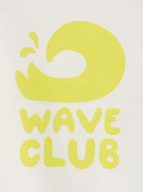 Felpa scollo tondo stampata - Kiabi