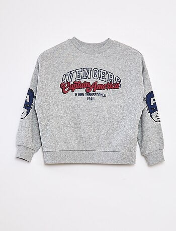 Felpa screziata 'Capitan America'