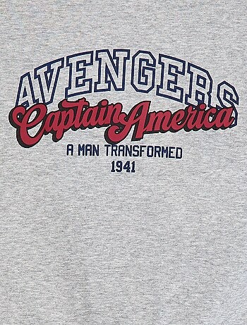 Felpa screziata 'Capitan America'