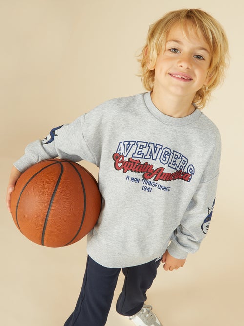 Felpa screziata 'Capitan America' - Kiabi