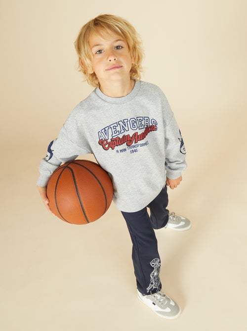 Felpa screziata 'Capitan America' - Kiabi