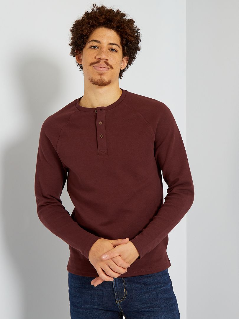 Felpa-shirt in cotone ROSSO - Kiabi