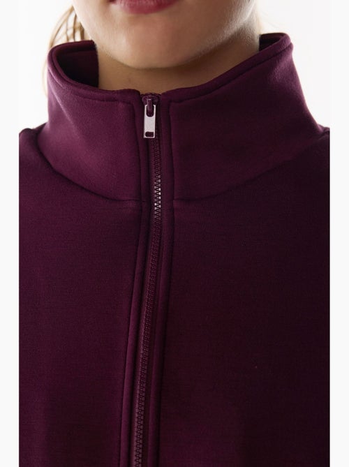 Felpa silky touch con mezza zip penti - Kiabi Felpa silky touch con mezza zip penti - Kiabi