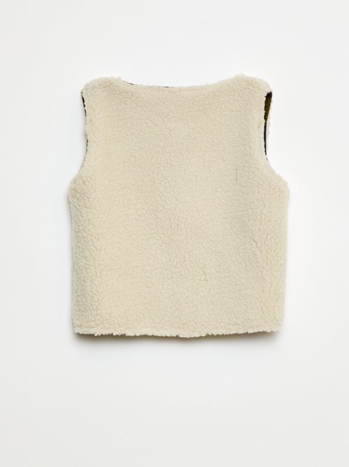 Felpa smanicata reversibile - Kiabi