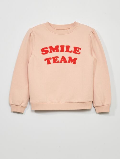 Felpa 'Smile team' - Kiabi