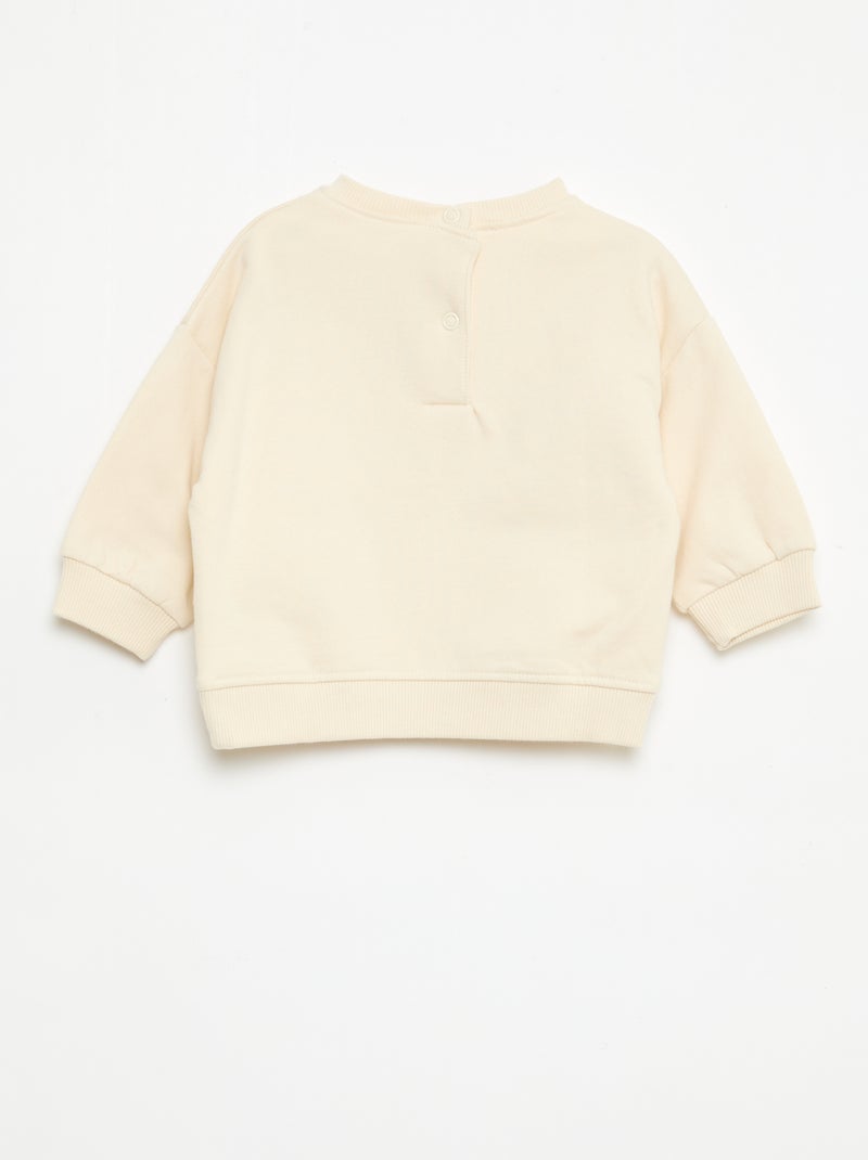 Felpa 'Snoopy' a girocollo Beige - Kiabi