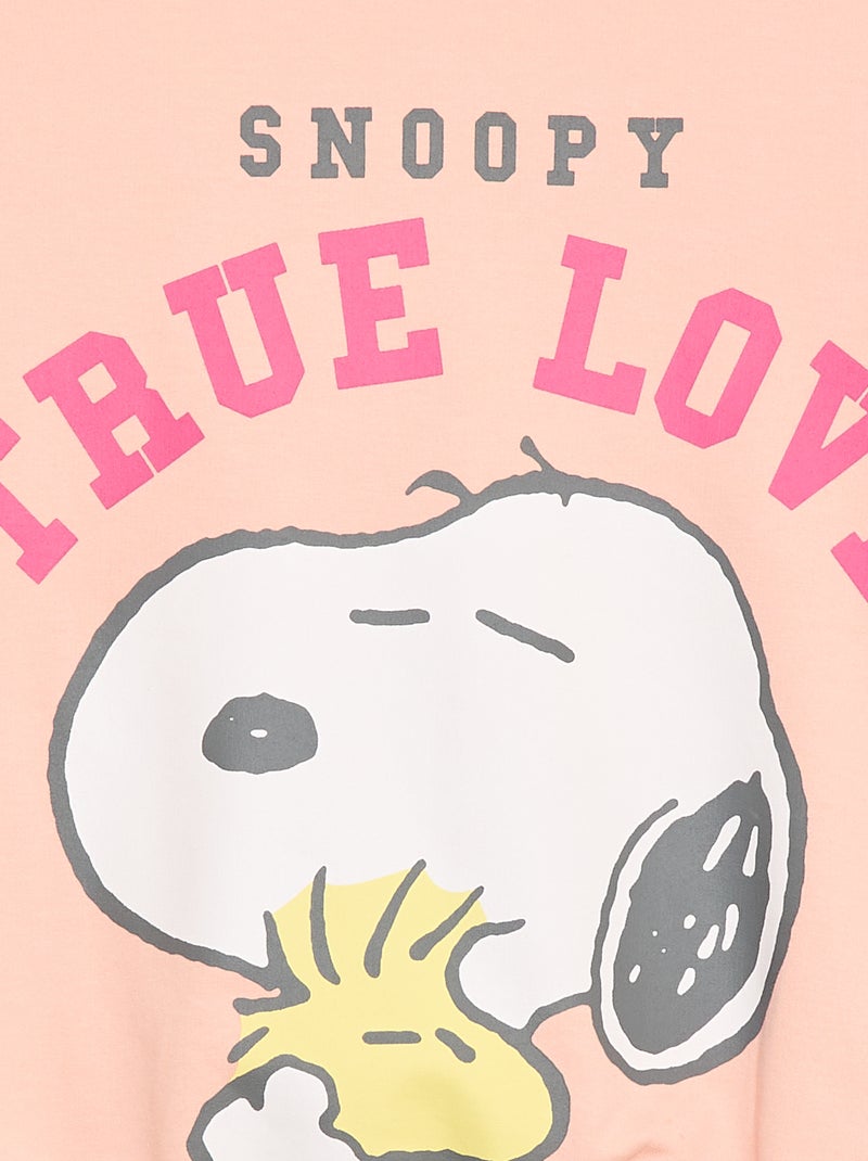 Felpa 'Snoopy' a maniche lunghe Arancione - Kiabi