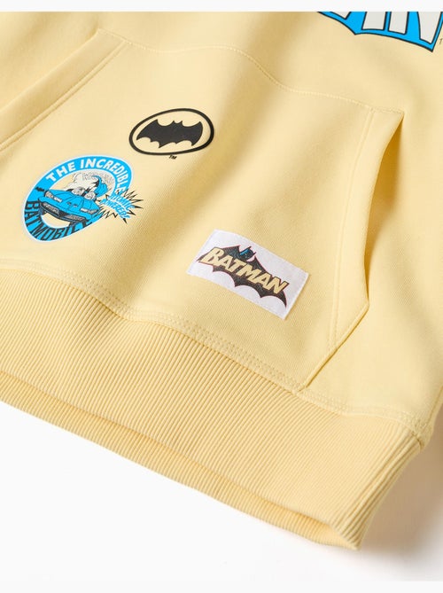 Felpa spazzolata con cappuccio con stampa batman - Kiabi Felpa spazzolata con cappuccio con stampa batman - Kiabi