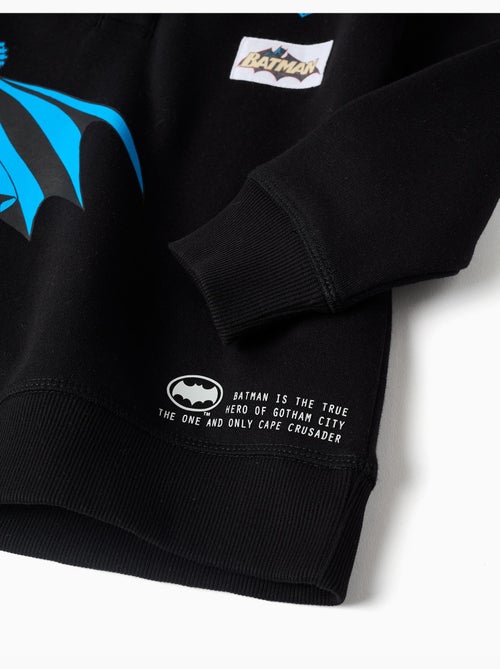 Felpa spazzolata con cappuccio con stampa batman - Kiabi Felpa spazzolata con cappuccio con stampa batman - Kiabi