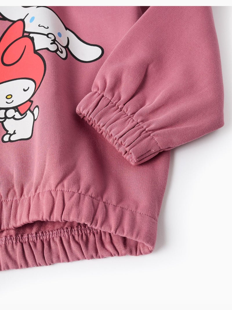Felpa spazzolata con cappuccio con stampa hello kitty Rosa scuro - Kiabi