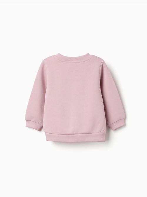 Felpa spazzolata con cuori stampati - Kiabi