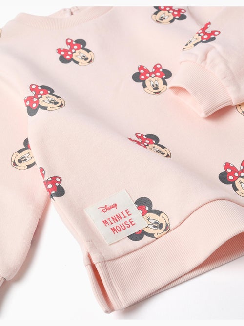 Felpa spazzolata con motivo minnie - Kiabi