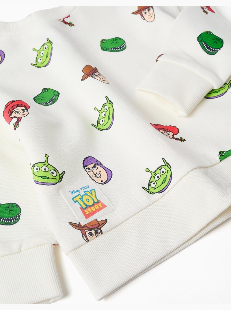 Felpa spazzolata con motivo toy story Bianco - Kiabi
