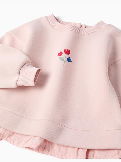 Felpa spazzolata con stampa floreale - Kiabi