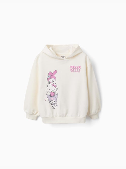 Felpa spazzolata con stampa Hello Kitty - Kiabi