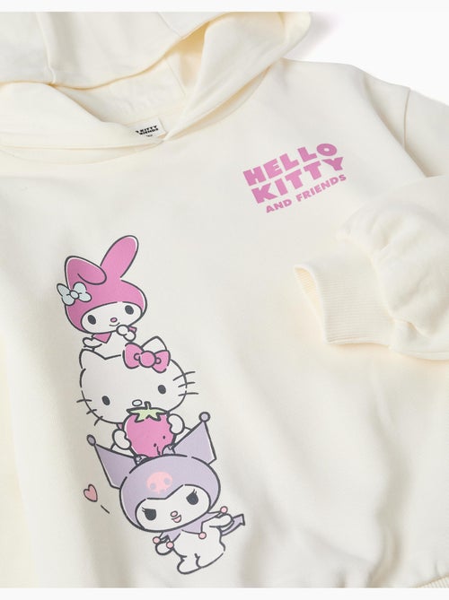 Felpa spazzolata con stampa Hello Kitty - Kiabi