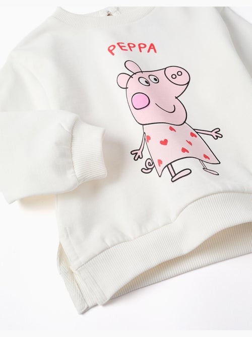 Felpa spazzolata con stampa peppa pig - Kiabi