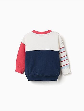 Felpa spazzolata con stampe di mickey