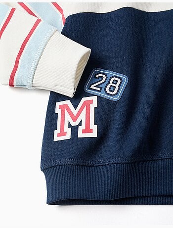 Felpa spazzolata con stampe di mickey
