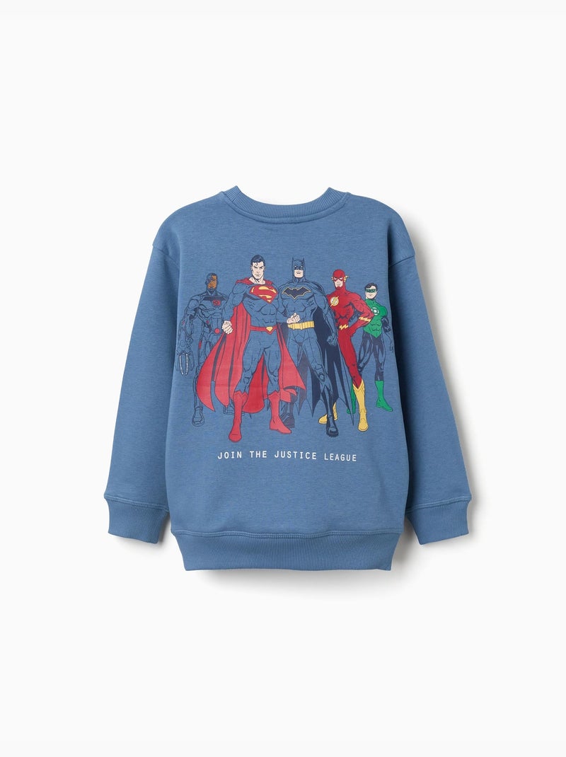 Felpa spazzolata con stampe justice league Blu Blu - Kiabi