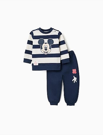 Felpa spazzolata + Pantaloni jogging con mickey