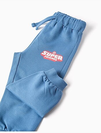 Felpa spazzolata + Pantaloni jogging con super friends