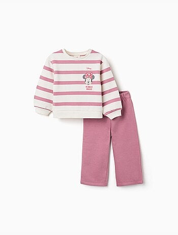 Felpa spazzolata + trousers with minnie