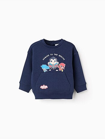 Felpa spazzolato con stampa super friends