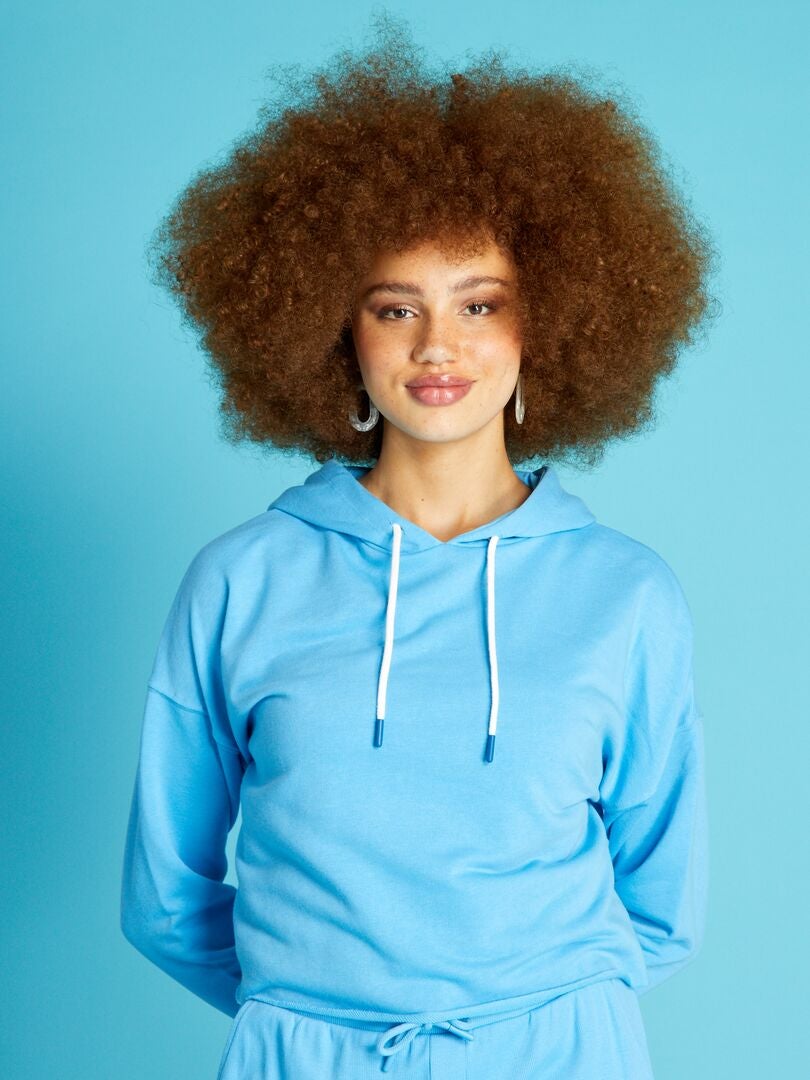 Felpa Donna Con Cappuccio Basic Top Qualità, Vestibilità Top, Scritta Divertente Humor, Manica Lunga, Maglione Made In Italy