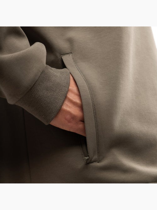 Felpa sportiva con cappuccio da uomo fitness uomo motion green - Kiabi