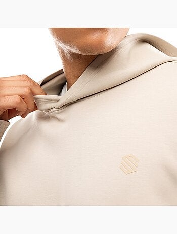 Felpa sportiva con cappuccio da uomo fitness uomo motion sand