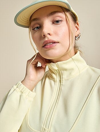 Felpa sportiva con collo alla coreana - (ekstract)