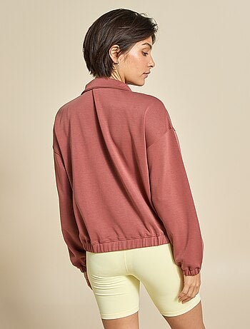 Felpa sportiva con collo alla coreana - (ekstract)