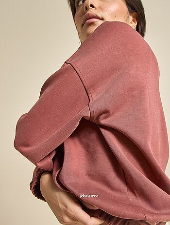 Felpa sportiva con collo alla coreana - (ekstract)