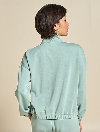 Felpa sportiva con collo alla coreana - (ekstract)