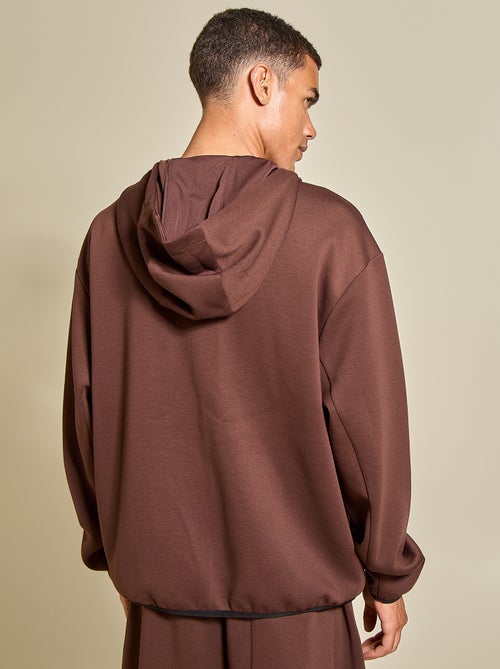 Felpa sportiva con zip (ekstract) - Kiabi