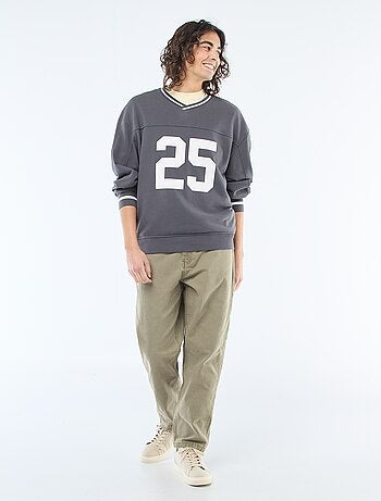 Felpa sportiva in french terry