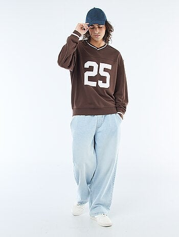 Felpa sportiva in french terry