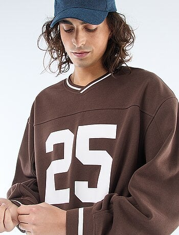 Felpa sportiva in french terry