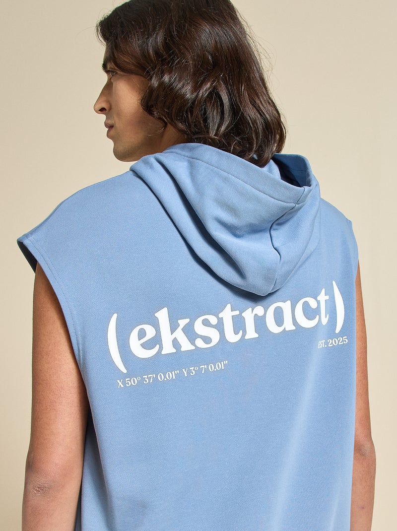 Felpa sportiva senza maniche - (ekstract) Blu - Kiabi