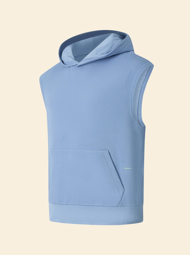 Felpa sportiva senza maniche - (ekstract) Blu - Kiabi