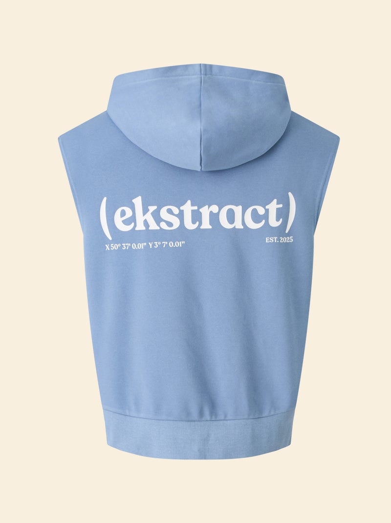 Felpa sportiva senza maniche - (ekstract) Blu - Kiabi