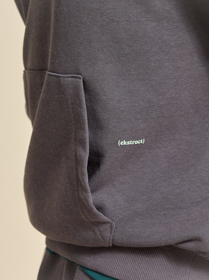 Felpa sportiva unisex - (ekstract) Nero - Kiabi