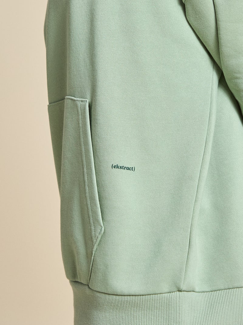 Felpa sportiva unisex - (ekstract) Verde - Kiabi