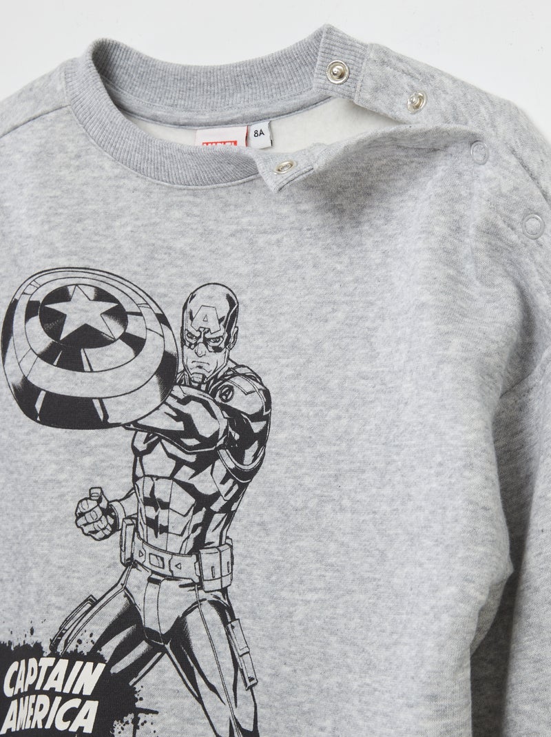 Felpa stampa 'Marvel' - So Easy GRIGIO - Kiabi