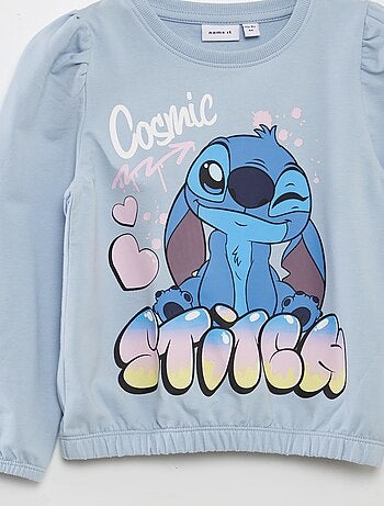 Felpa stampa 'Stitch'