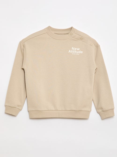 Felpa stampata - Collezione facile da indossare - Kiabi