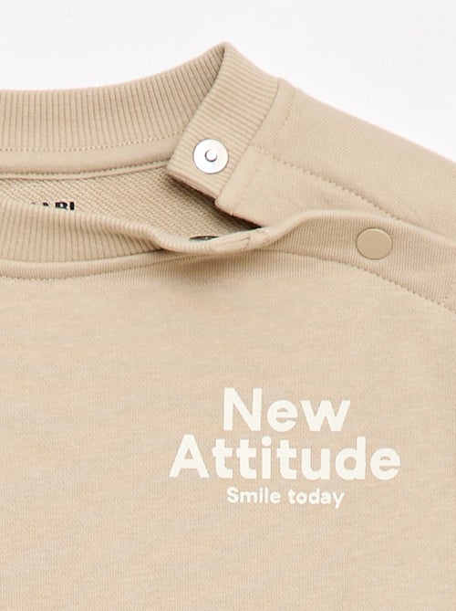 Felpa stampata - Collezione facile da indossare - Kiabi