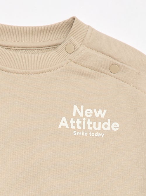 Felpa stampata - Collezione facile da indossare - Kiabi