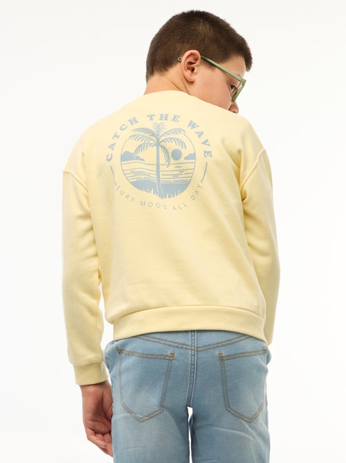 Felpa stampata - Collezione facile da indossare - Kiabi